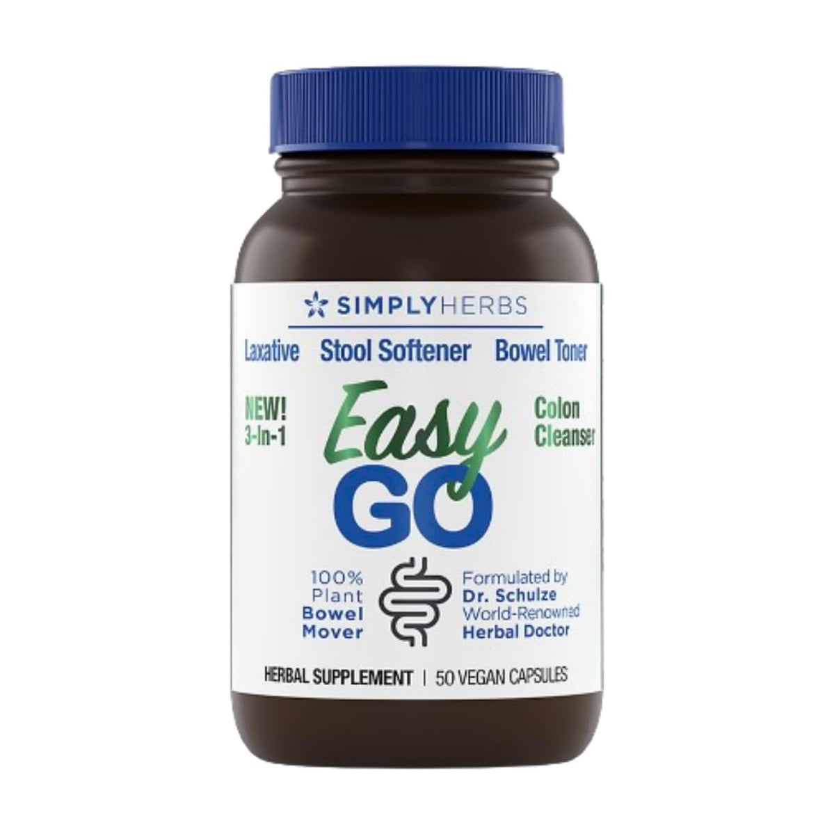 Easy Go Bowel Mover capsules 50ct bottle
