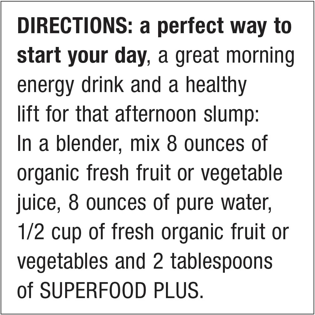 SuperFood Plus powder 14 oz