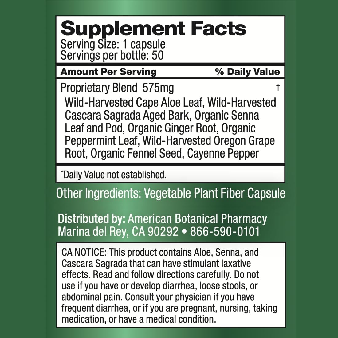 Easy Go Bowel Mover capsules 50ct bottle