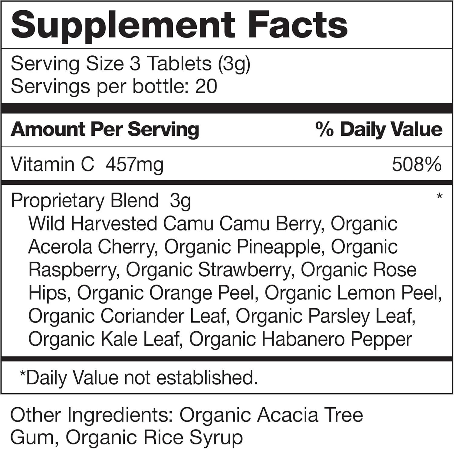 Super-C tablets 60 ct