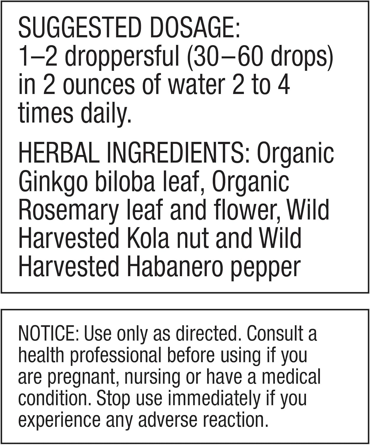 Brain Formula 2oz