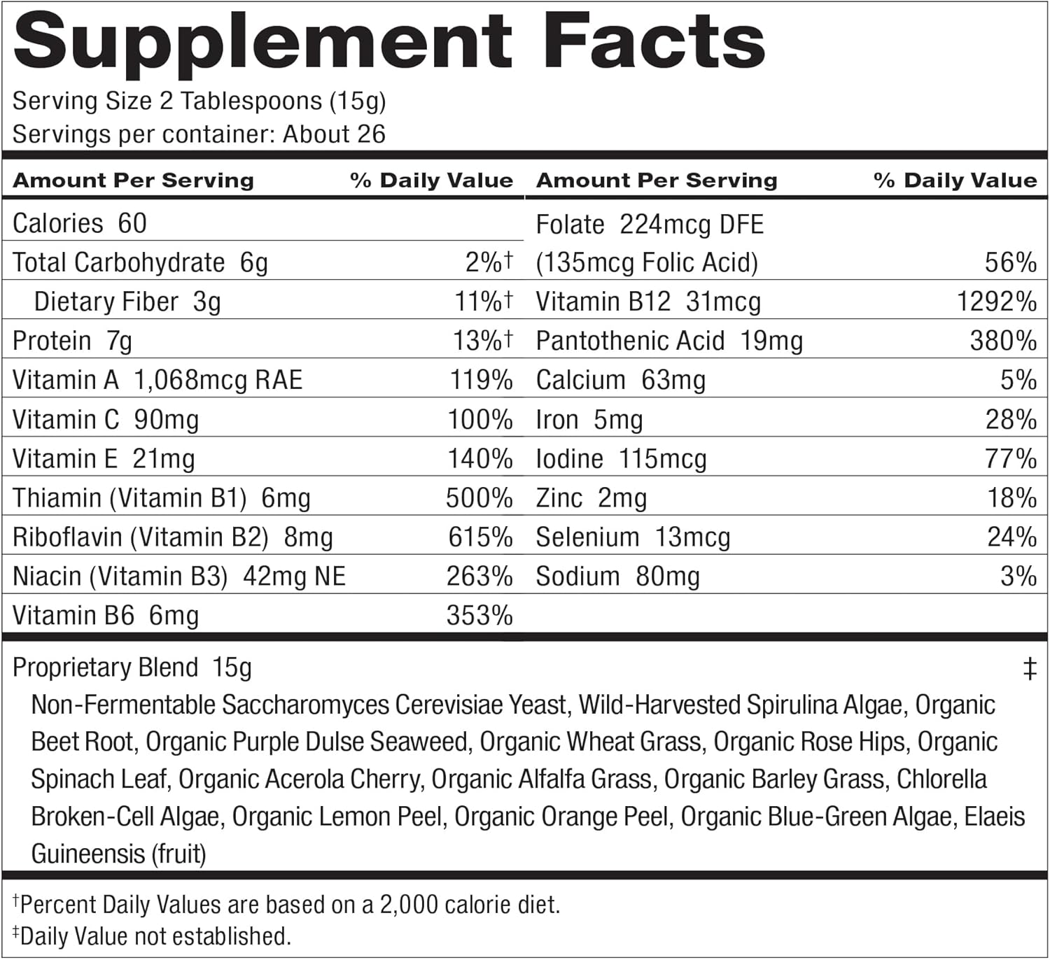 SuperFood Plus powder 14 oz